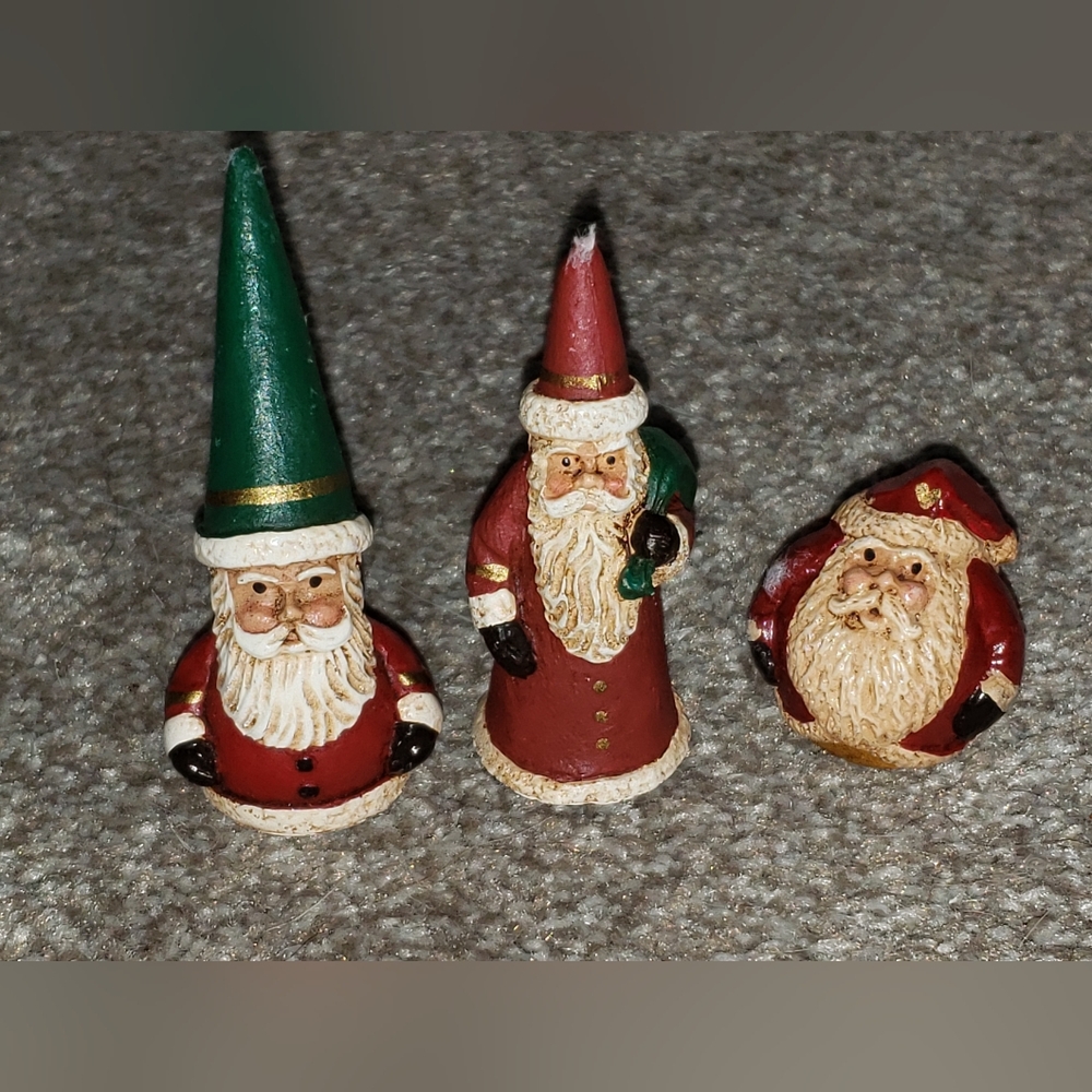 Jim Shore Mini Sants'a VINTAGE/RARE set of 3